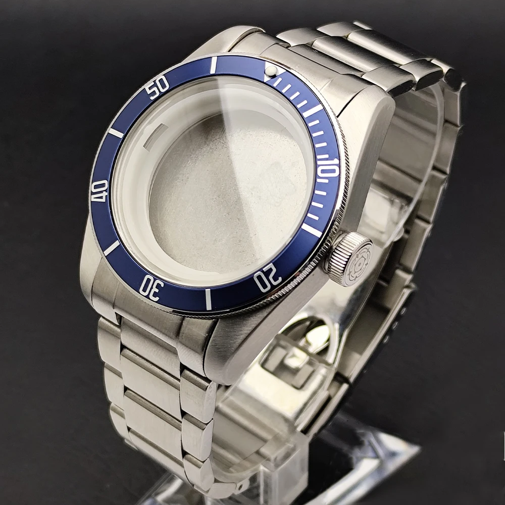 41mmCase/30.5/31 مللي متر الهاتفي الأخضر مضيئة مناسبة ل 8215/8285 حركة اكسسوارات 22 مللي متر حزام ساعة اليد أجزاء الساعات للرجل