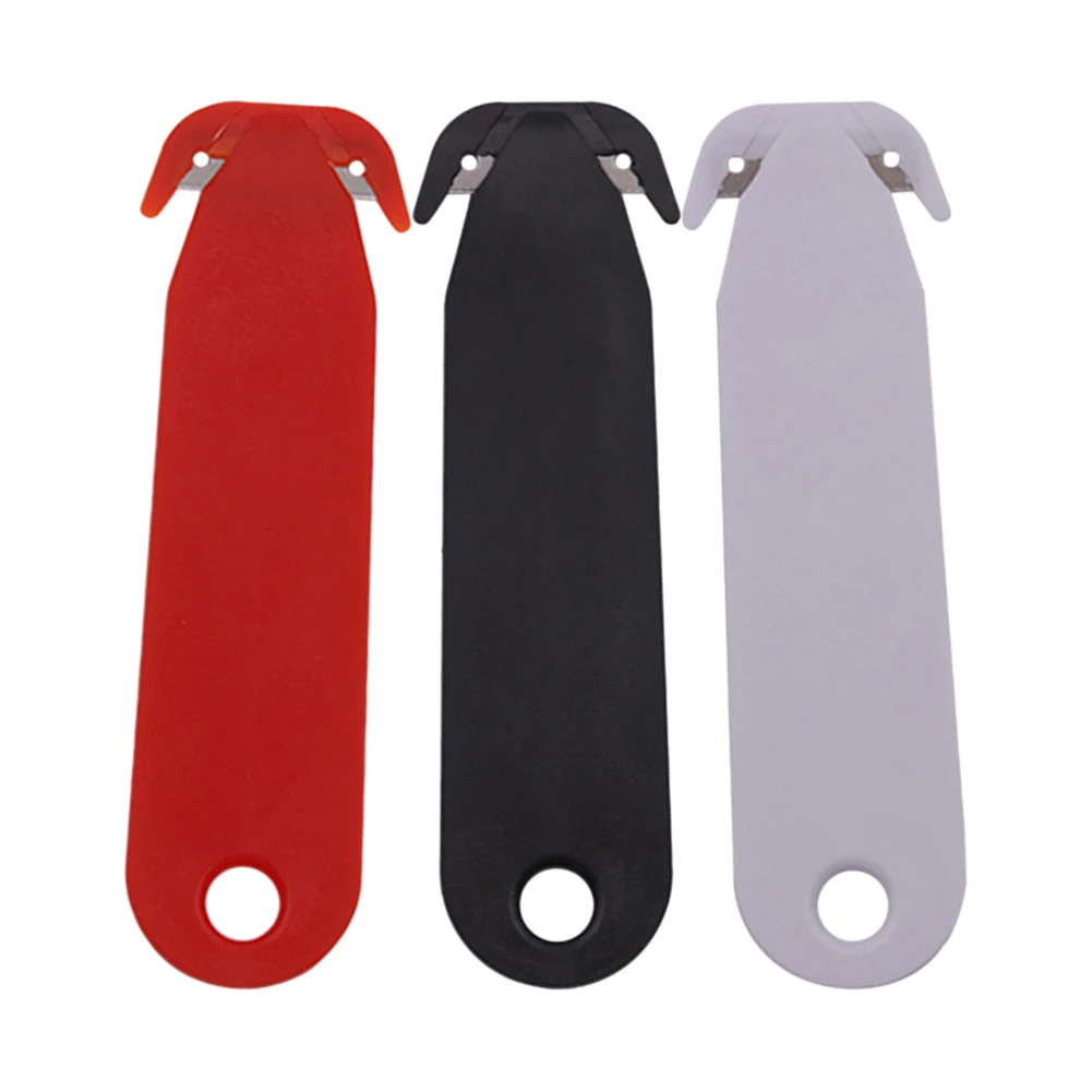 Double-Edged Safety Box Cutter Multi Tool Sharp& Steel Blade, Safe Cutting For Shrink Wrap Stretch Wrap Tape And Plastic