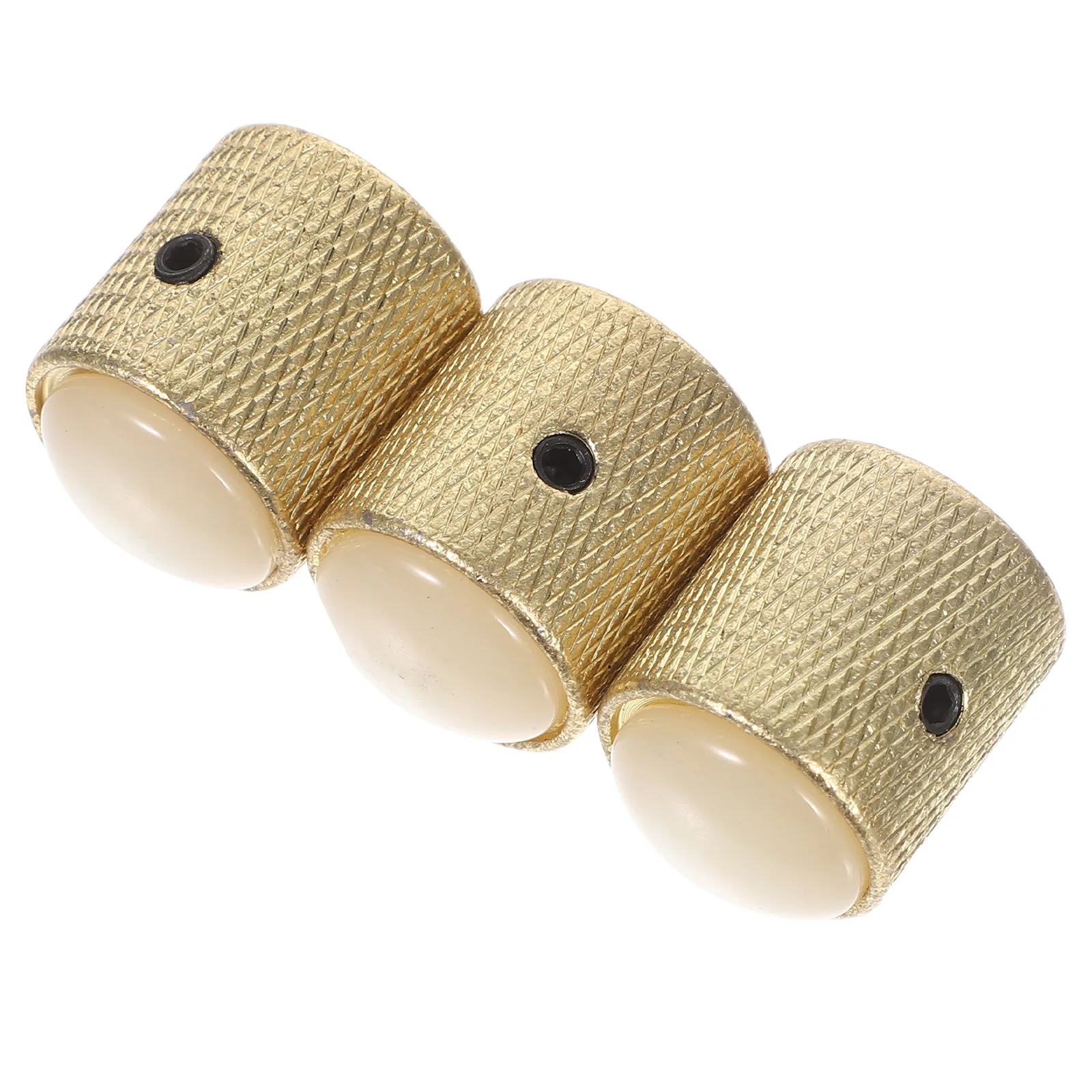 

Guitar Knob Adjustable Volume Electric Control Knobs with Hole Tone Metal Round for Bass