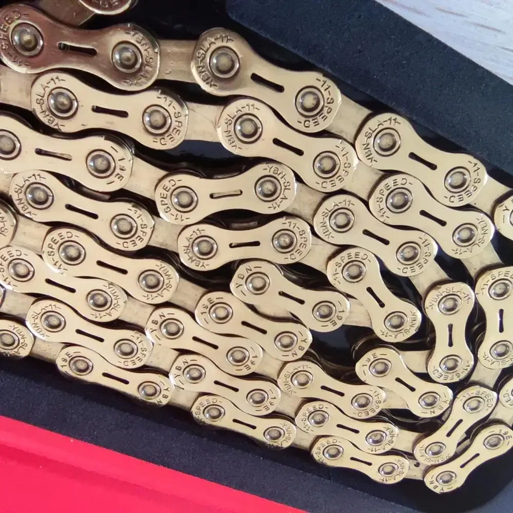 YBN Colorful Bike Chain 11/12 Speed MTB Road Bike 11V 12V Rainbow Chain 116 120/126 Link Full/Half Hollow for SHIMANO/SRAM