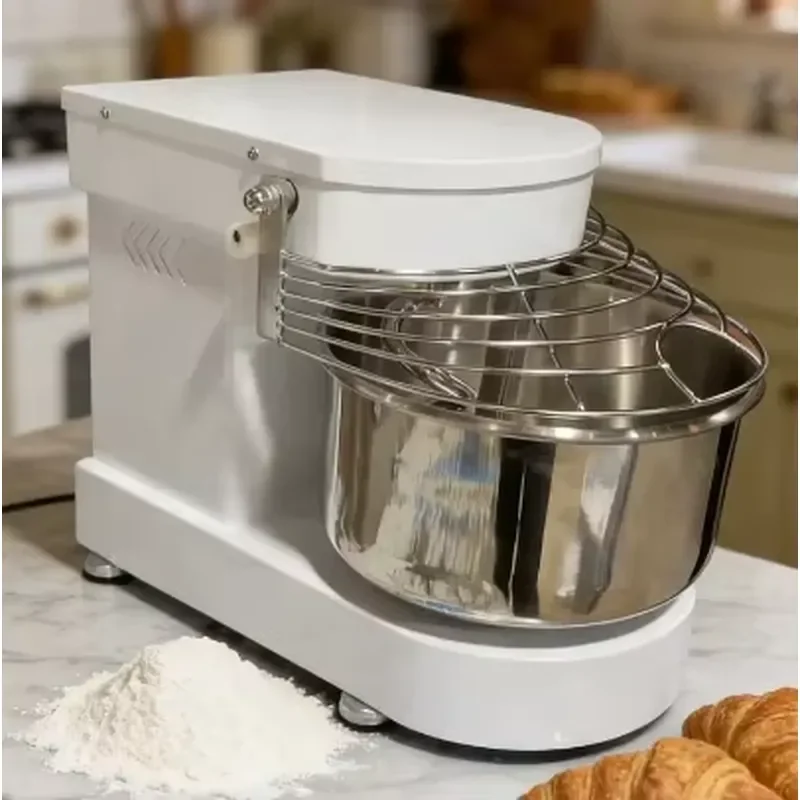 ZBX 3kg 7L Tabletop Spiral Dough Mixer for Kitchen Baking Bread Flour Electric Dough Kneader Equipment