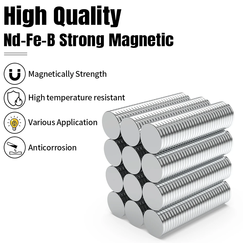 15x2mm Super Strong Round Magnets For Fridge, DIY Projects, Science & Office Use Tool Part Refrigerator Magnet 15*2