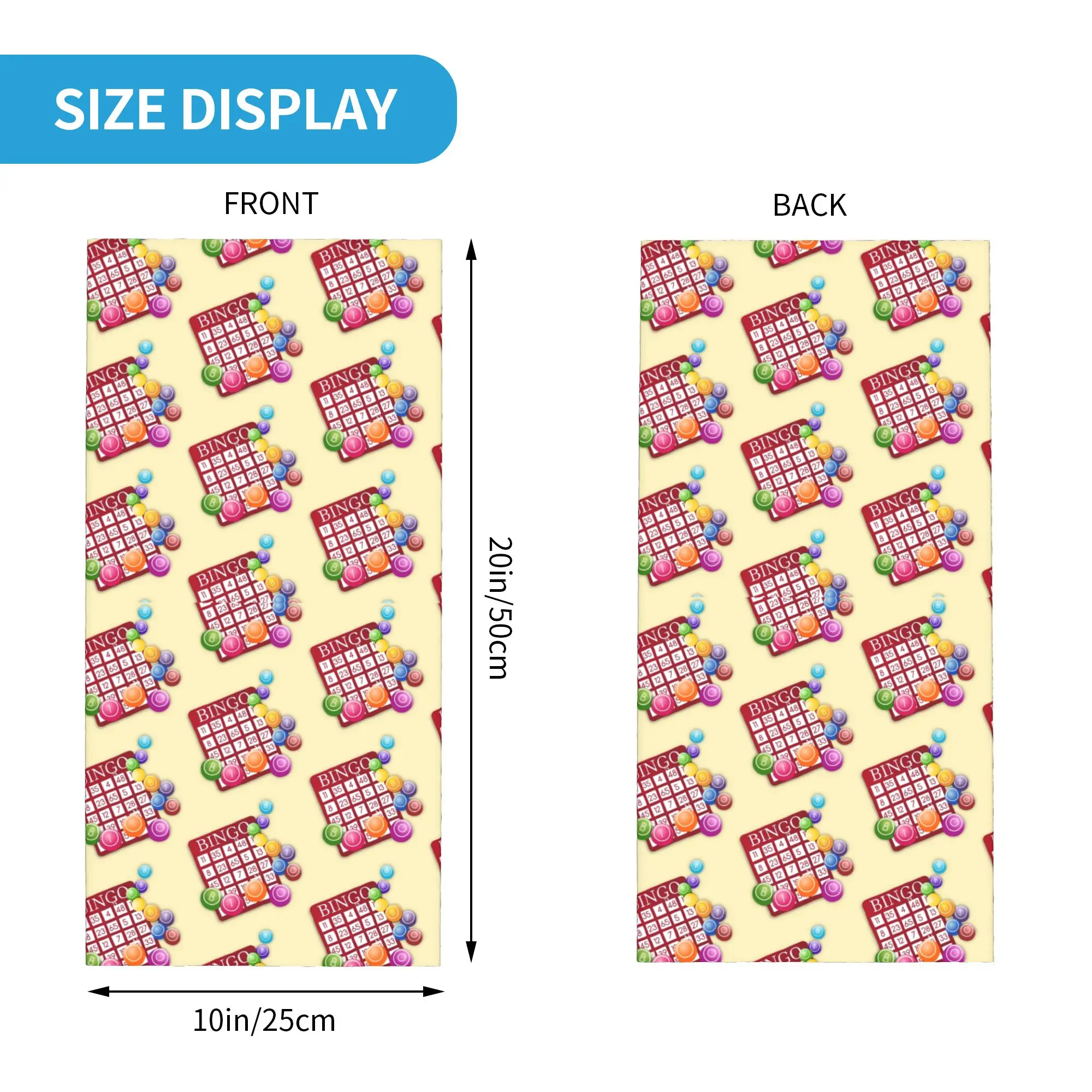 Best Play Bingo Game For Bingo Players Winter Headband Neck Warmer Women Men Hiking Running Tube Scarf  Face Bandana Gaiter
