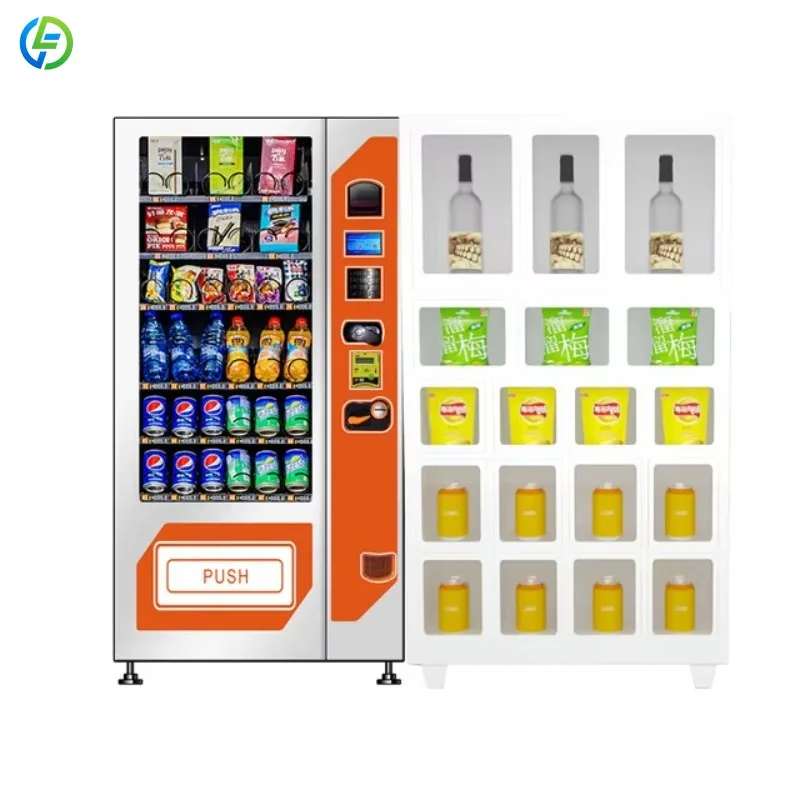 Customized Smart Touch Screen Full Automatic Combo Locker Vending Machine Smart Locker Vending Machine With Credit Cards Reader