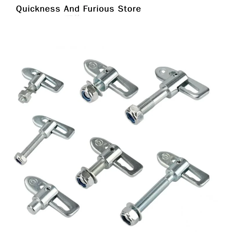 【MO】Galvanized Steel Antiluce Trailer Fasteners Anti-Theft Locking Pin Rust Resistant Sturdy For Trailer Truck RV Door Securing