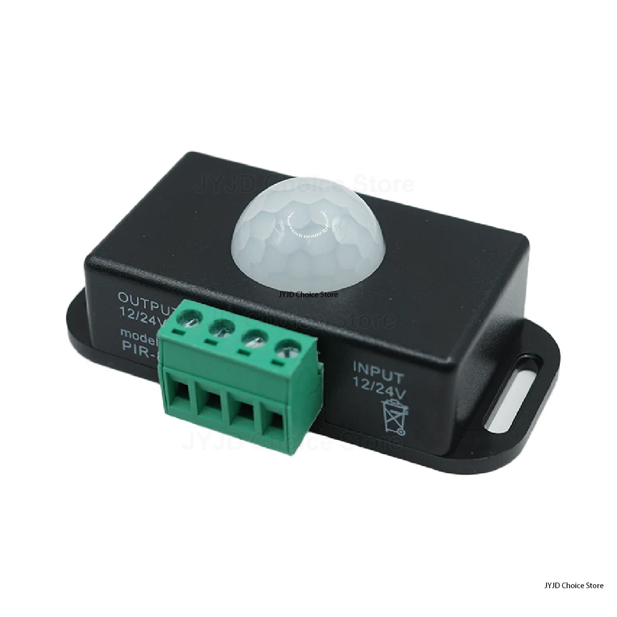 Dc 12v-24v 8a pir sensor de movimento interruptor automático ajustável sensor de movimento infravermelho pir para luz led