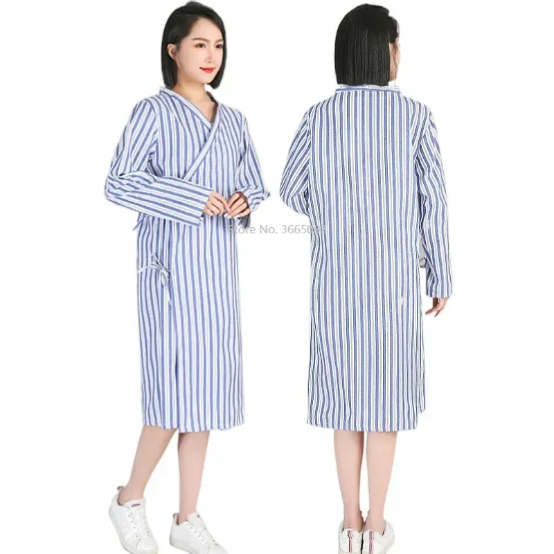 

Long Hospital Gown Easy To Wear and Take Off Patient Pajamas for Women Hospital Gown for Men, Patient Care Clothing for Patients