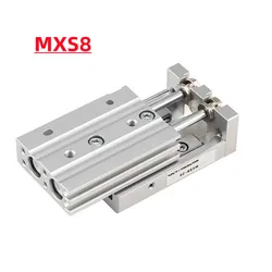 MXS8 Series Air Slide Table SMC Type Pneumatic Cylinder Slide Rail Air Cylinder MXS8-10 MXS8-20 MXS8-30 MXS8-40 MXS8-50