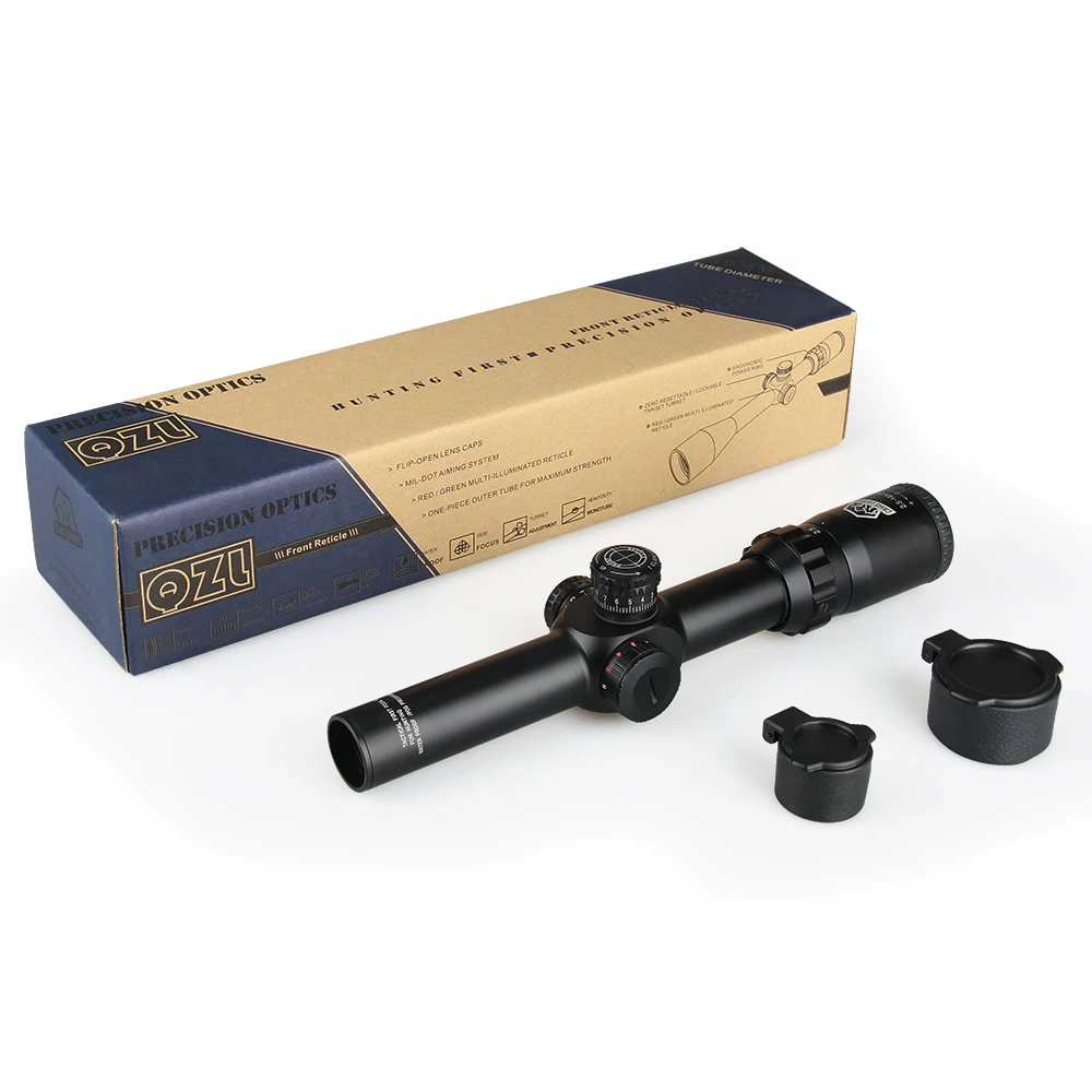 Venta al por mayor de fábrica en Stock 2.5-10X26FFP IR táctico Lpvo alcance para caza telescopio óptico vista