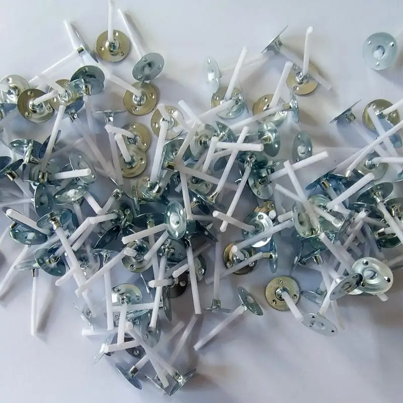 200Pcs Cotton Wicks with Base for DIY Making Craft and Home Decors
