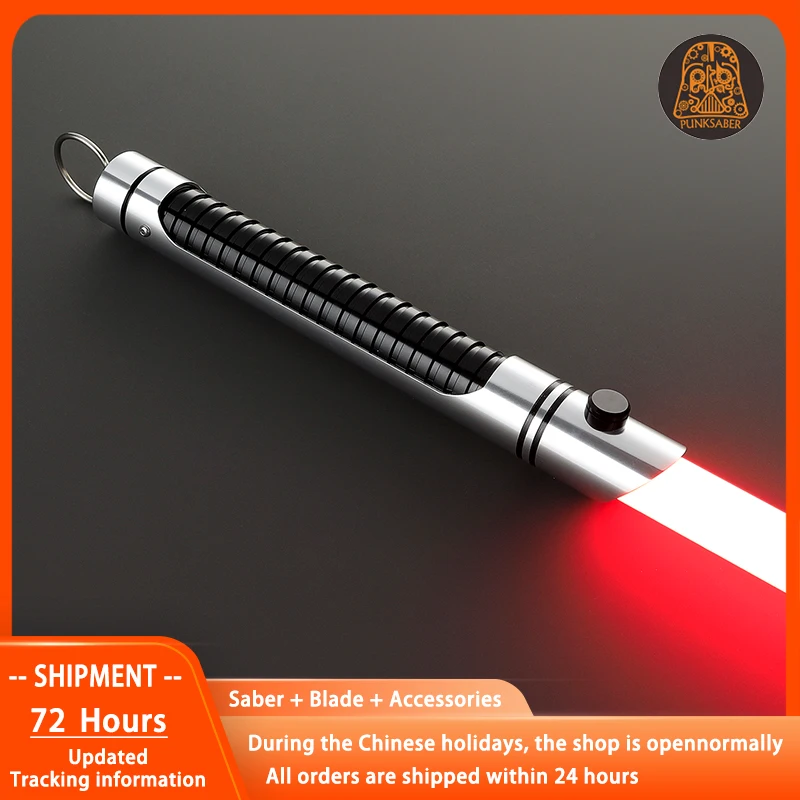 PunkSaber Lightsaber Neopixel Jedi pedang Laser Dueling berat sensitif halus perubahan tak terbatas suara pukulan ringan Saber mainan