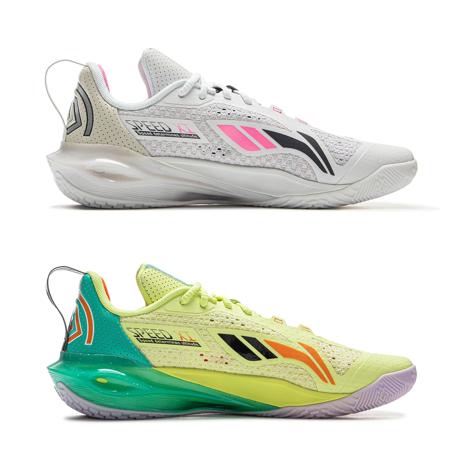 Li-Ning أحذية كرة السلة الاحترافية SPEED XI للرجال وسادة مريحة ودعم ثابت وبطانة أحذية رياضية مضادة للانزلاق ABAV031