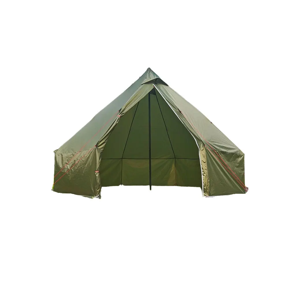 ل 2-4 أشخاص في الهواء الطلق الظهر 4 الموسم خيمة ساخنة مع موقد جاك مقاوم للماء يورت قماش مقاوم للحريق موقد جاك + أحجام متعددة