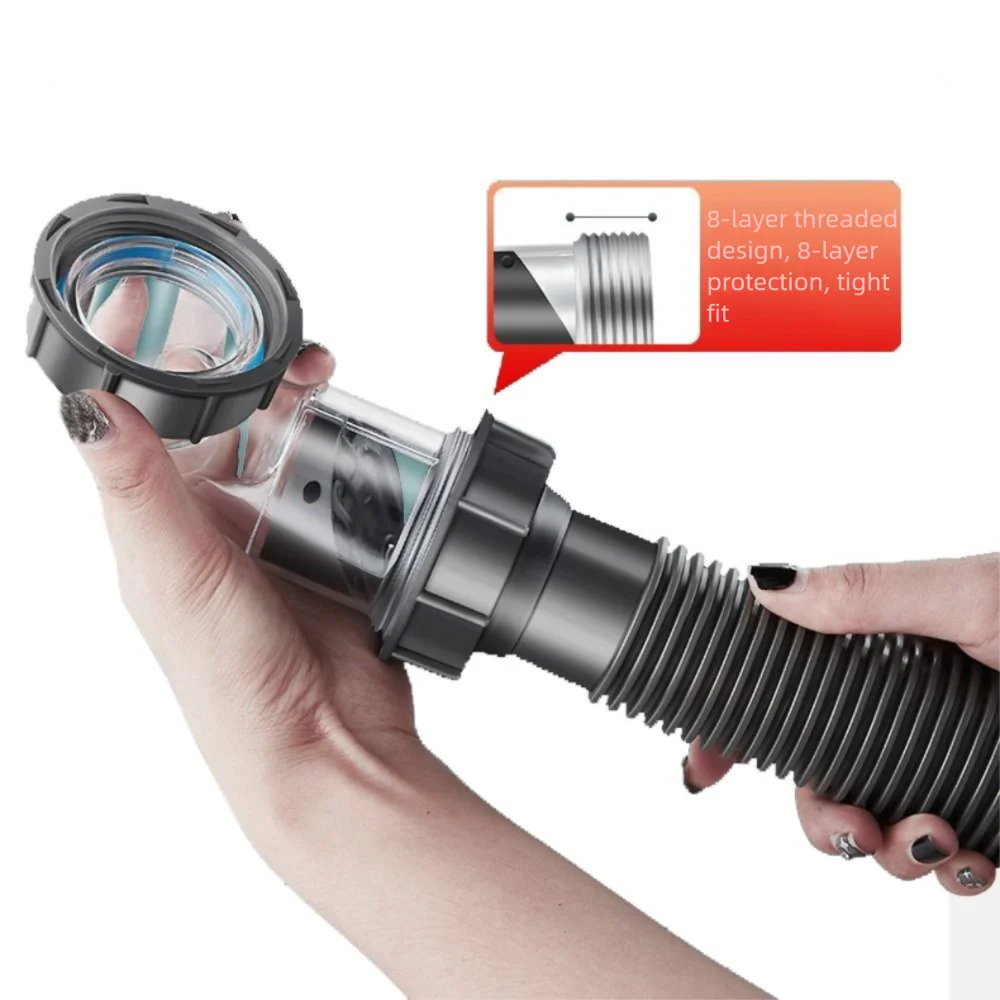 

Набор пластиковых сливных труб для раковины, одинарная/двойная чаша, компактная сменная канализационная труба, простая установка, противоутечный дренажный комплект