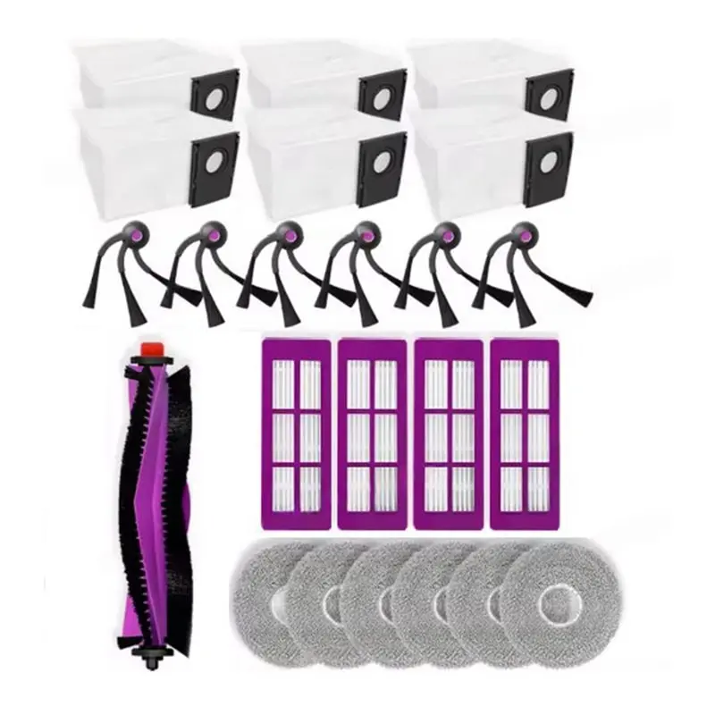 

【СУРПРИЗ】Запасные части для пылесоса Eureka J15 Max Ultra: мешок для пыли, салфетка для швабры, HEPA-фильтр, боковая щетка, основная щетка