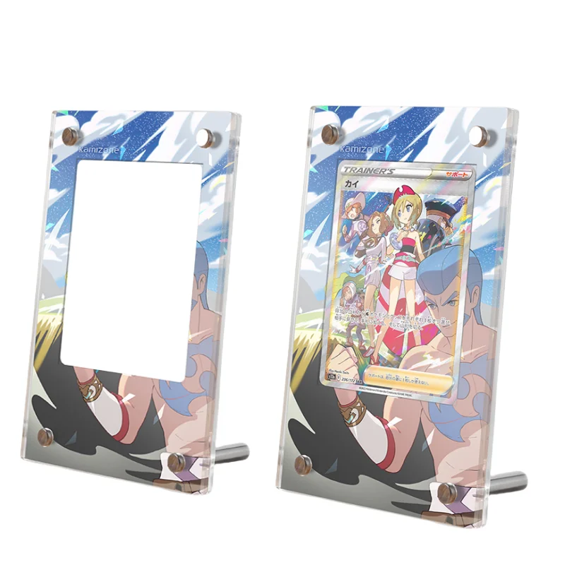 Carte Pokemon Brick Extended Picture PTCG Irida custodia protettiva per giochi Anime custodia protettiva in acrilico fai da te fai da te regalo non Include carte