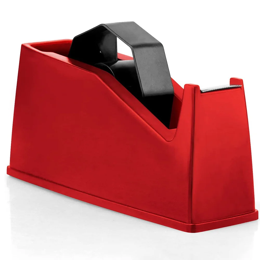 Heat Tape Dispenser, Masking Tape Dispenser, Holder Fits 1 and 3 inch Core, 6.8 x 2.2 x 3.4 Inch, Desktop Tape Dispenser