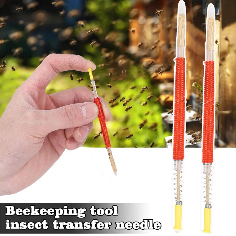 10 Pcs Beekeeping Grafting Tool Bee Queen Larva Apiculture Worms Move Needles Retractable Equipment Grafting Tools S2Q6