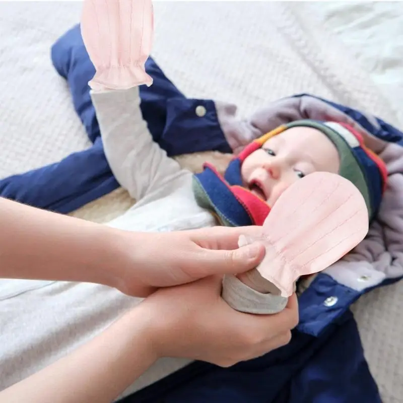 

M89C Soft Cotton Baby Mittens for 0-12 Months Infants Prevent Scratches on Delicate Skin Breathable and Comfortable Gloves