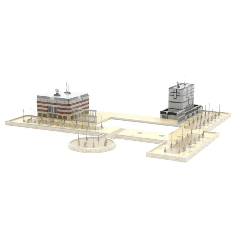 14935pcs MOC Star Battle Ultimate Collector Series Dexter's Diner Hub Outside LSW The Video Game Model Building Blocks 3D Craft