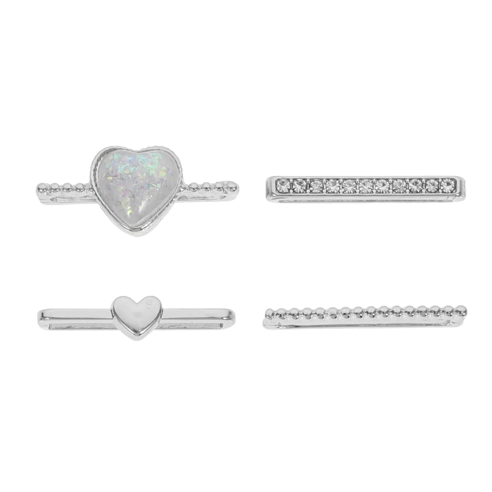 4Pcs Watchband Charms Durable Metal Ring Lightweight Compact Gift Choice Watch Band Decors Watch Band Charms Delicate Watchband