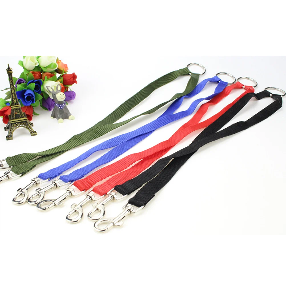 

Double Leashes for Dogs Walk 2 Small Pets Sturdy Durable Nylon Belt Pet Traction Rope Leash Two Lead Dog Leash