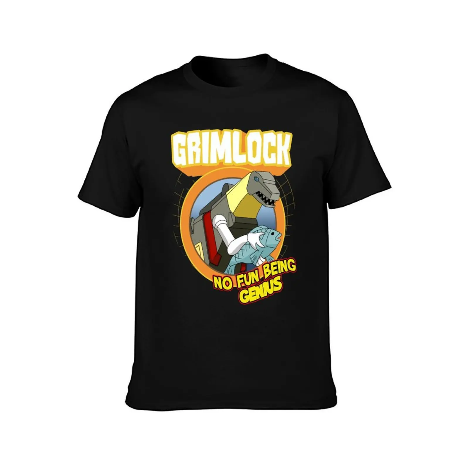 Grimlock not genius T-Shirt Anti-Fade Casual Tee Shirt T-Shirt