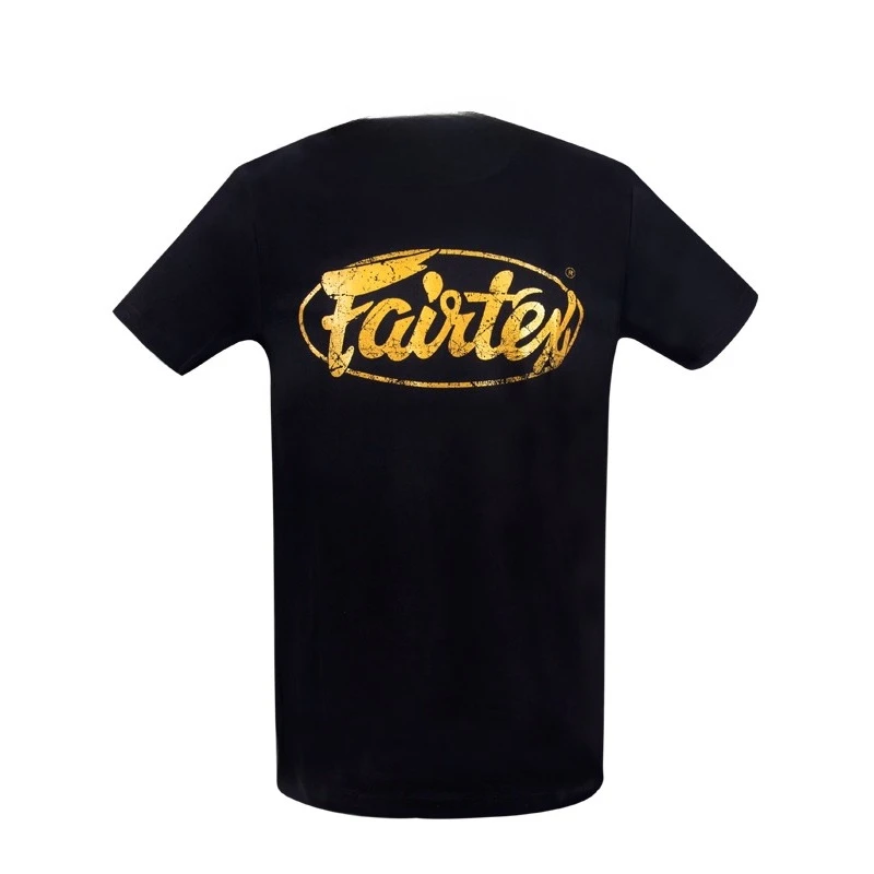 Fairtex Muay Thai Boxing Fighting Casual Short Sleeve Breathable Men's and Women's Clothes Sports Fighting Crew Neck T-Shirt