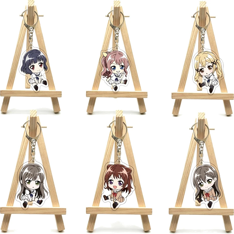 55MM Anime BanG Dream! It's MyGO!!!!! Figure Imai Lisa Udagawa Ako Yamabuki Sāya Tsurumaki Kokoro Acrylic Keychain Gifts