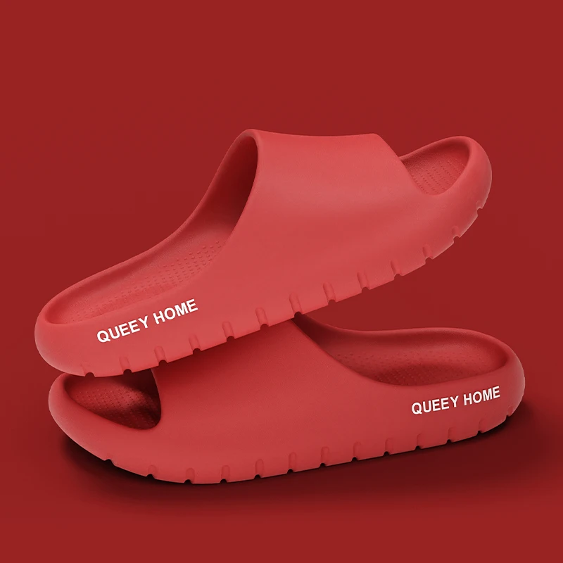 Comfortable Non-slip Women's Slippers Thick Sole Minimalist Slides_voghion.com
