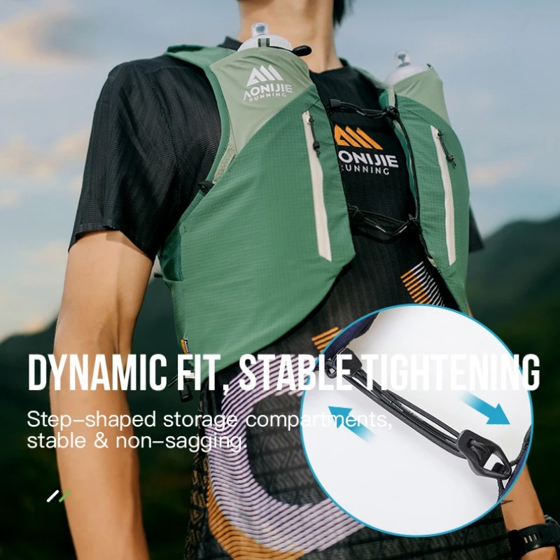AONIJIE MB 12L Update Sports Off Road Backpack Running Hydration Bag Vest Soft For Hiking Trail Cycling Marathon Race