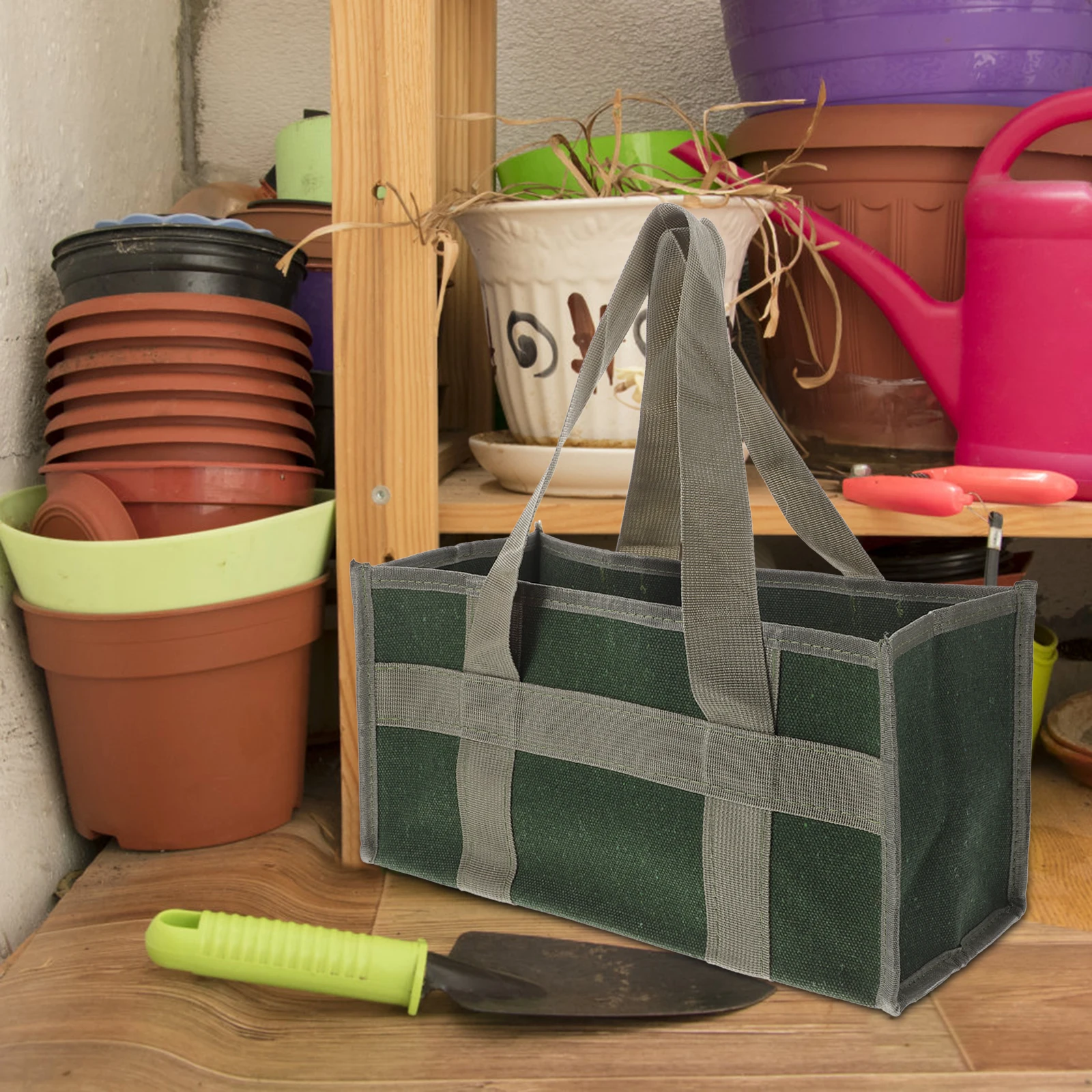

Large Tool Bag for Men Heavy Duty Organizer Wide Tote Storage Pouch for Wrenches Screwdrivers Pliers Keys Tool