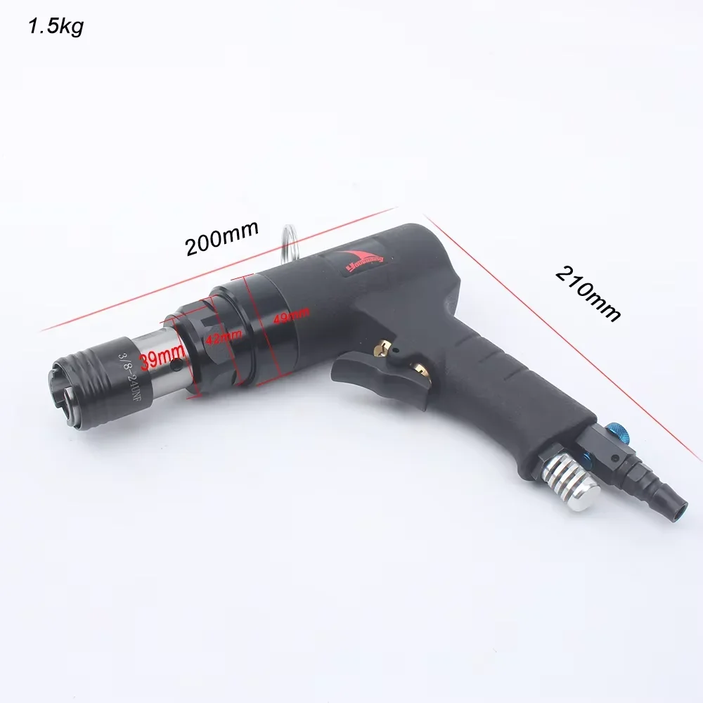 YOUSAILING M3-M12 ISO Over-Load Protection Chunks Air Tapping Machines Pneumatic Drill Tapper for Threading Common Iron