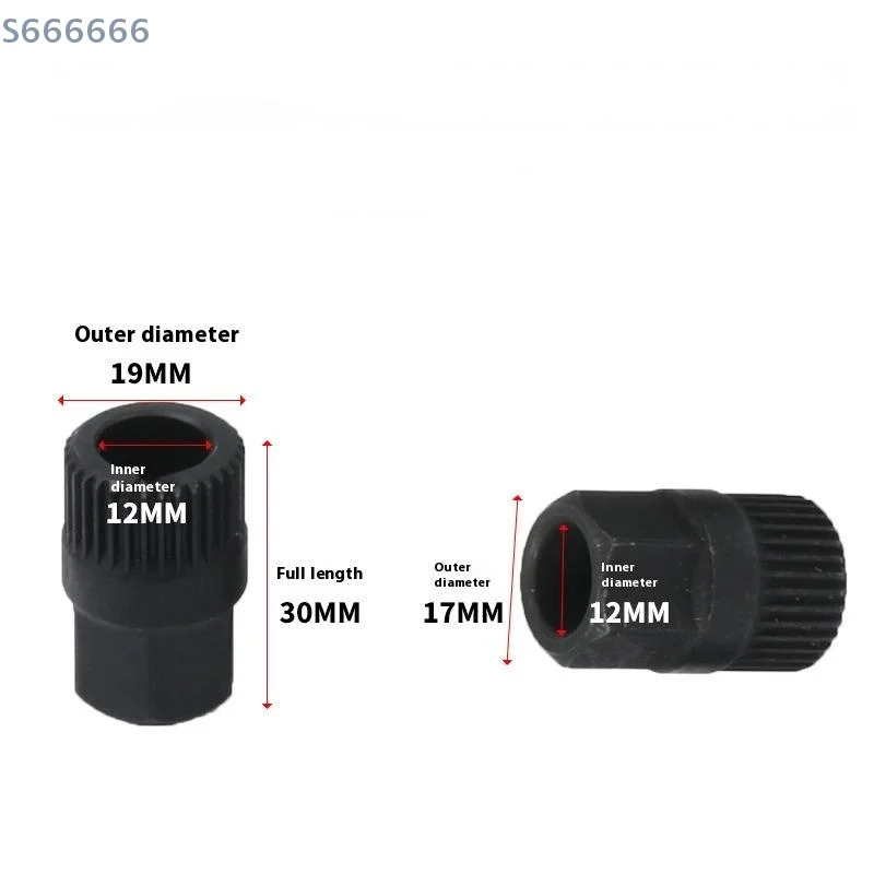 BMW VW Audi Volvo M10 T50 clé d'alternateur à disque de poulie et dissolvant de boulons outil d'entretien de voiture Compatible