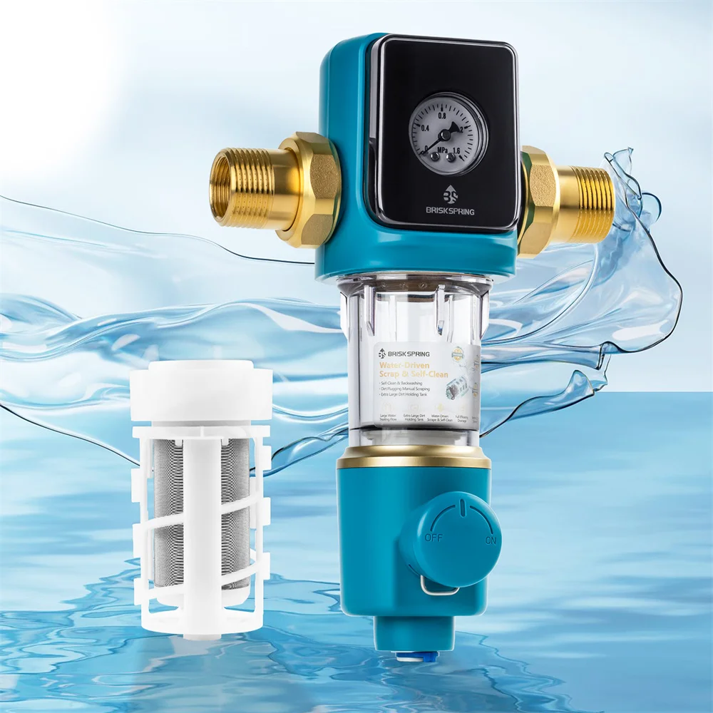 Briskspring SQ550B-BS خرطوشة استبدال فلتر المياه الرواسب (300 ميكرون)