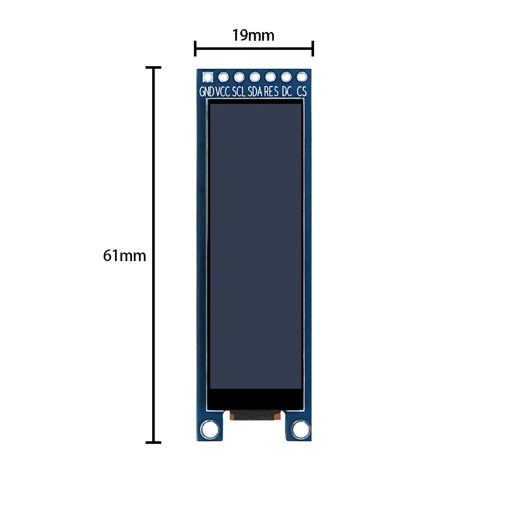 Imagem -06 - Tela Oled Interface Iic 171 12832 Display Oled Tela 128x32 Driver Ssd1312