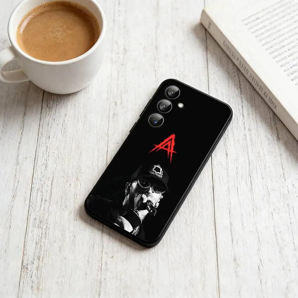 A-Anuel AA Rapper  Phone Case Black Silicone Soft For Samsung Galaxy A73,A72,A71,A70,A53,A52,A51Gift