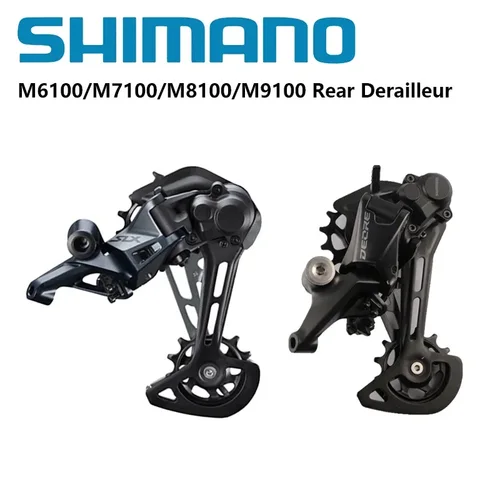 SHIMANO DEORE SLX XT RD XTR M6100 M7100 M7120 M8100 M8120 M9100 12S SGS desviadores traseros MTB bicicleta de montaña de 12 velocidades
