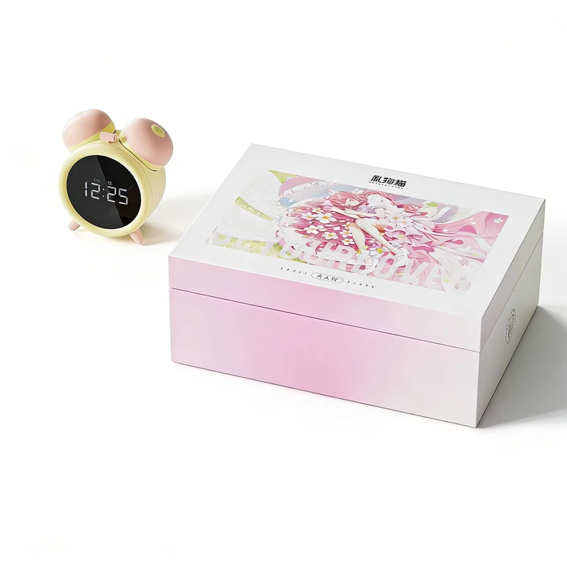 APP Cute Clock Vibrator New Women's Gift, Cute Sex Toy Alarm Clock, Vibrator Dildo Sex Toy, Suction-Type Internal Vibrating Egg