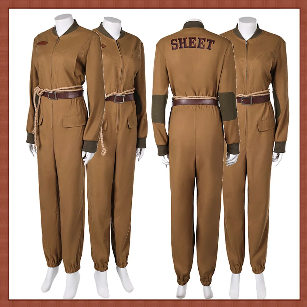

TV Silo Disguise Juliette Nichols Cosplay Halloween Costume Carnival Party Suit Adult Women Jumpsuit Belt Outfits