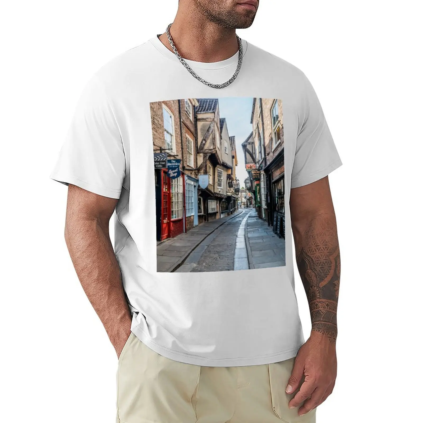 Summer in the shambles york T-Shirt tees graphics vintage clothes kawaii clothes men t shirts