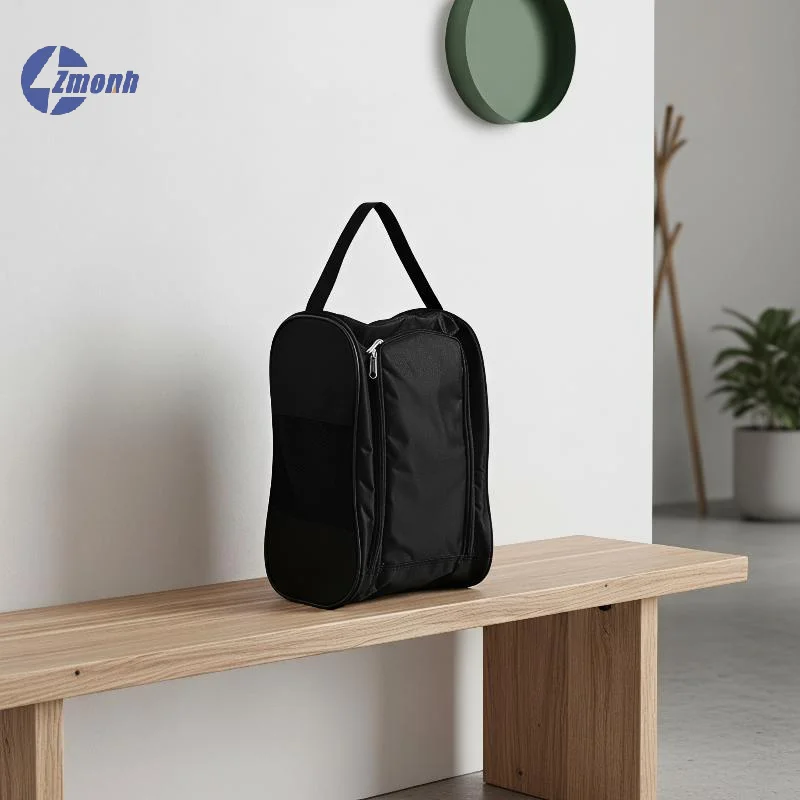 Outdoor Sports Shoe Bag Mesh Breathable Basketball Waterproof Shoe Bag Portable Travel Shoe Storage Bag Dust-Proof Compartments