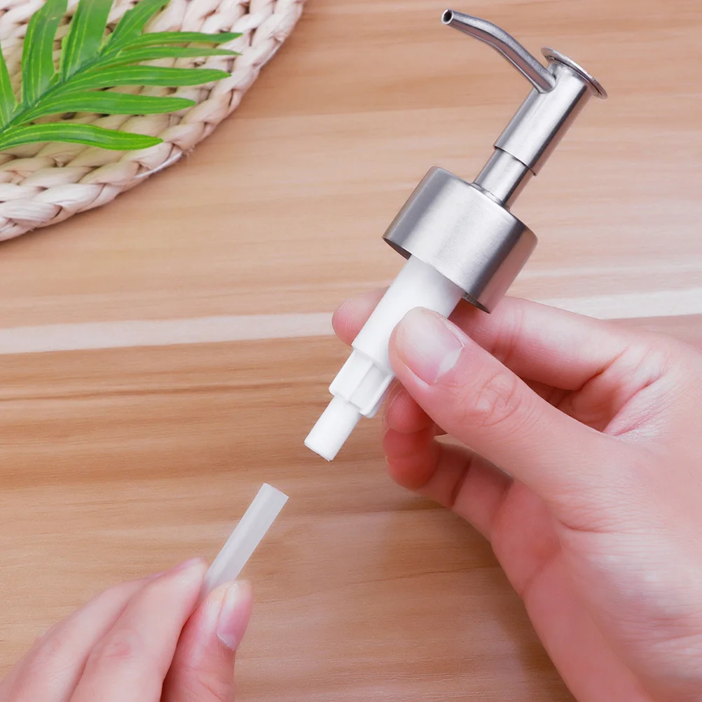 

2Pcs Stainless Steel Soap Lotion Pump Replacement Dispenser Pump Head for Shampoo Conditioner Hand Soap Bottle