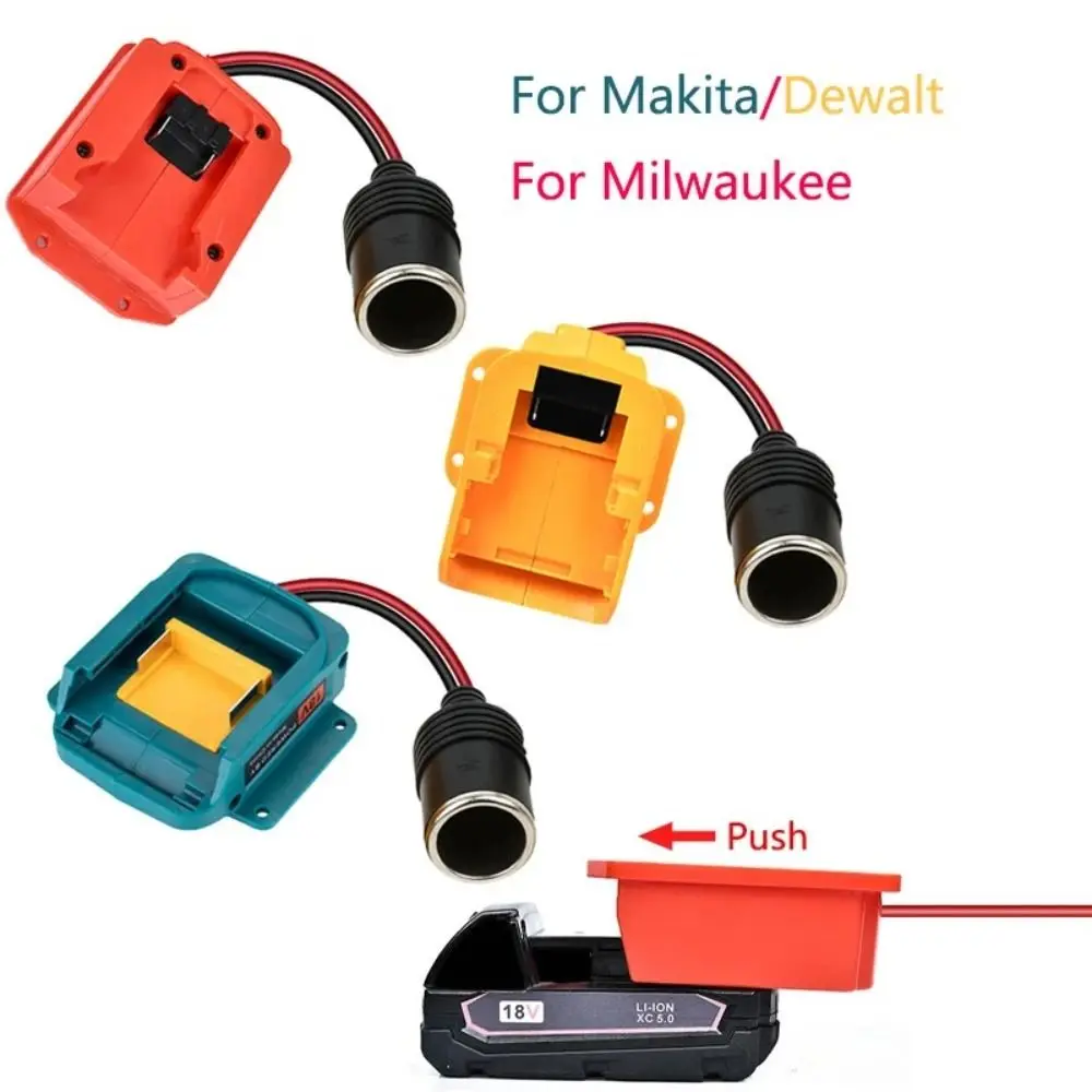 20V to 12V Power Converter Overload Protection Universal Step Down Converter Battery Adapter for Milwaukee/Dewalt/Makita