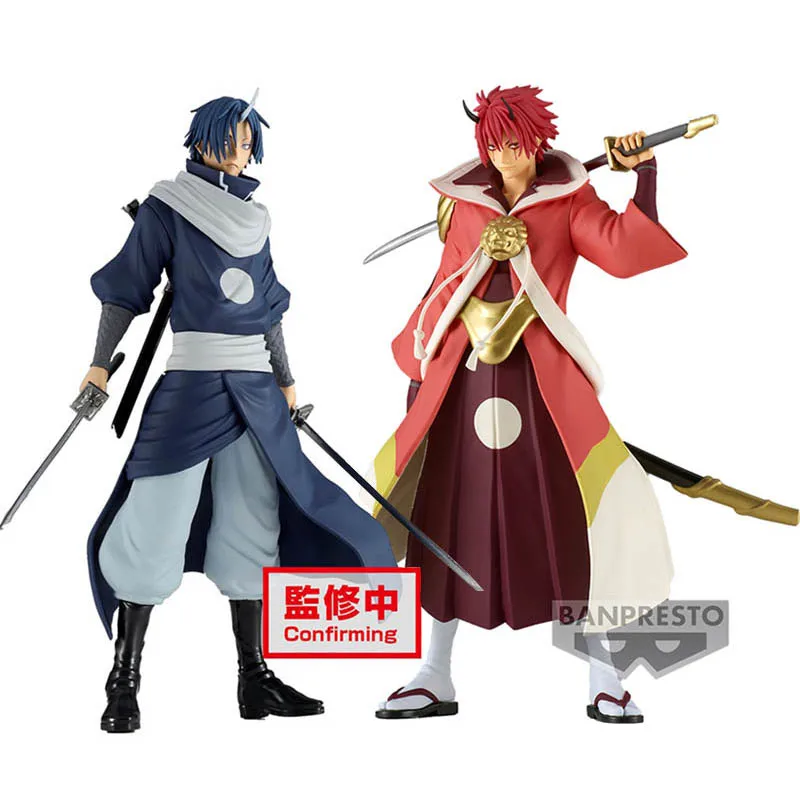 متوفر في المخزون الأصلي Banpresto Benimaru Souei Shion Shuna Ranga Rimuru Veldla Tempest Milim Nava أنيمي دمية نموذج ألعاب قابلة للجمع