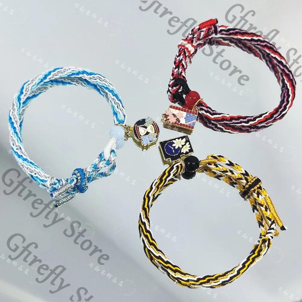 

Cosplay Link Click Charles Hand Chain Woven Bracelet Jo Anime Bangle Accessory Grab Rope Lucas Colleagues Gift