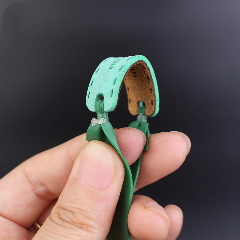 Amber Belt Tied Tendon Slingshot Round Rubber Band Flat Rubber Band Traditional Card Ball General 20 Meters Outdoor Hunting Game