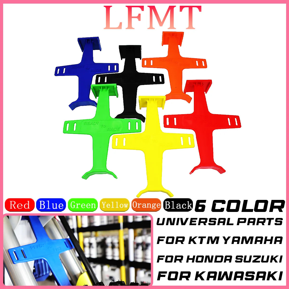 

Motorcycle Universal Fork Support Brace For Yamaha Kawasaki Suzuki KTM Honda EXC SXF XCW XC SX XCF For Husqvarna TX TC FC FS FX