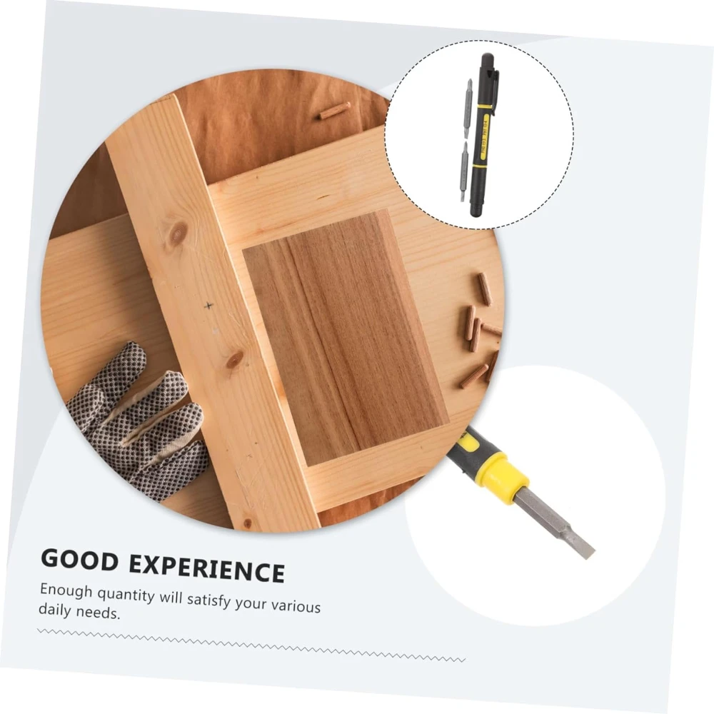 Imagem -05 - Chave de Fenda de Bolso para Uso Doméstico Ferramentas de Instalação Manual Suprimentos de Reparação ao ar Livre Mini Acessórios em 1