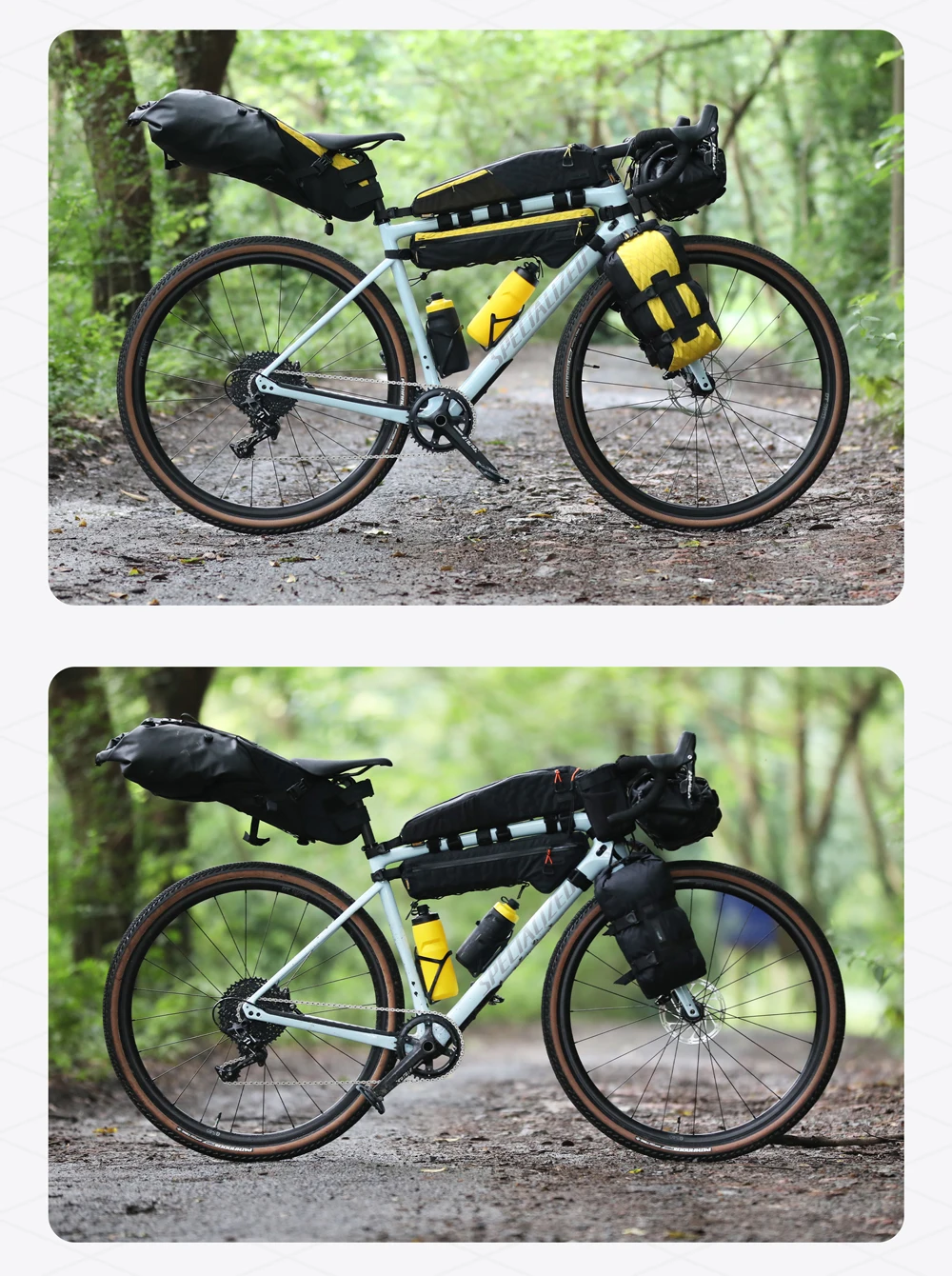 Rhinowalk Fahrradlenkertasche wasserdicht 10l Fahrrad-Reisetasche Trockentasche Bikepacking Fahrradzubehör für MTB – Detail 27